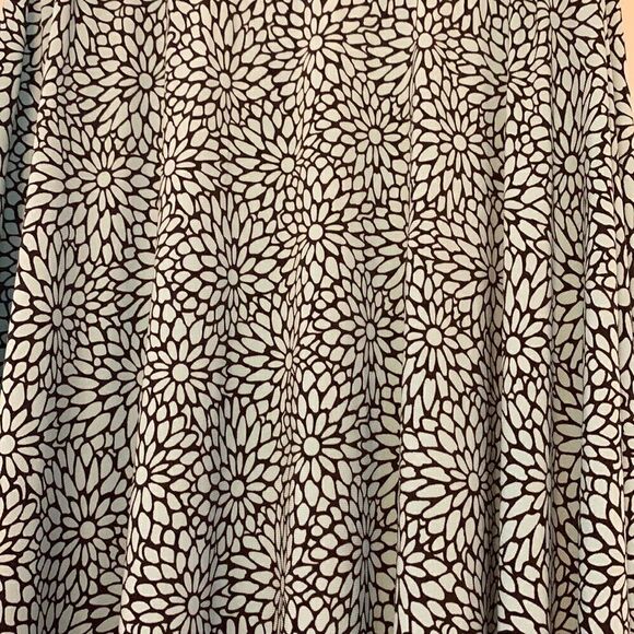 Perceptions brown and blue floral maxi dress. Brown waist rouching Size 8 - Picture 1 of 6